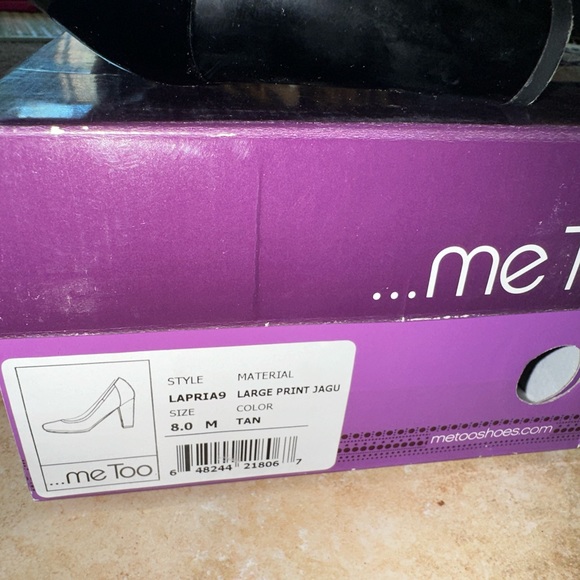 Me too animal jaguar print heels - Picture 3 of 3